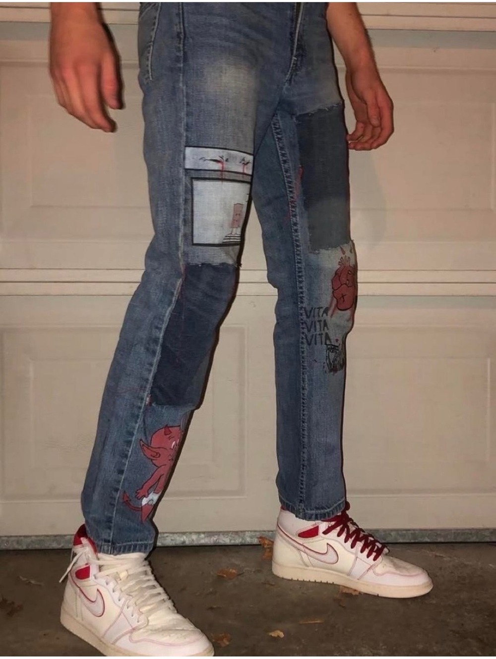 Custom Patchwork Levi’s 514